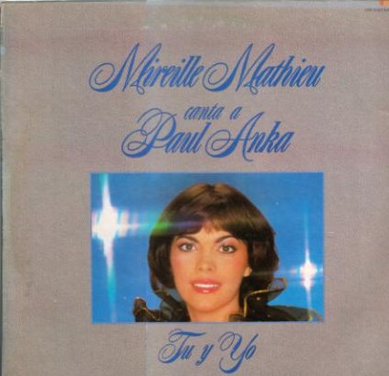 Mireille Mathieu Sings Paul Anka [1980] Vinyl LP Pop Chanson