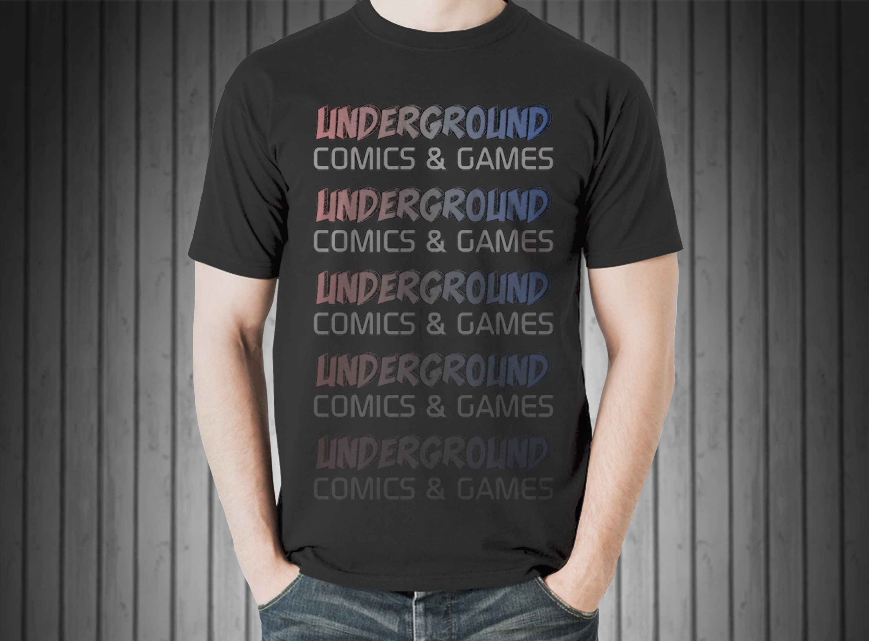 Underground Comics & Games Tee 1