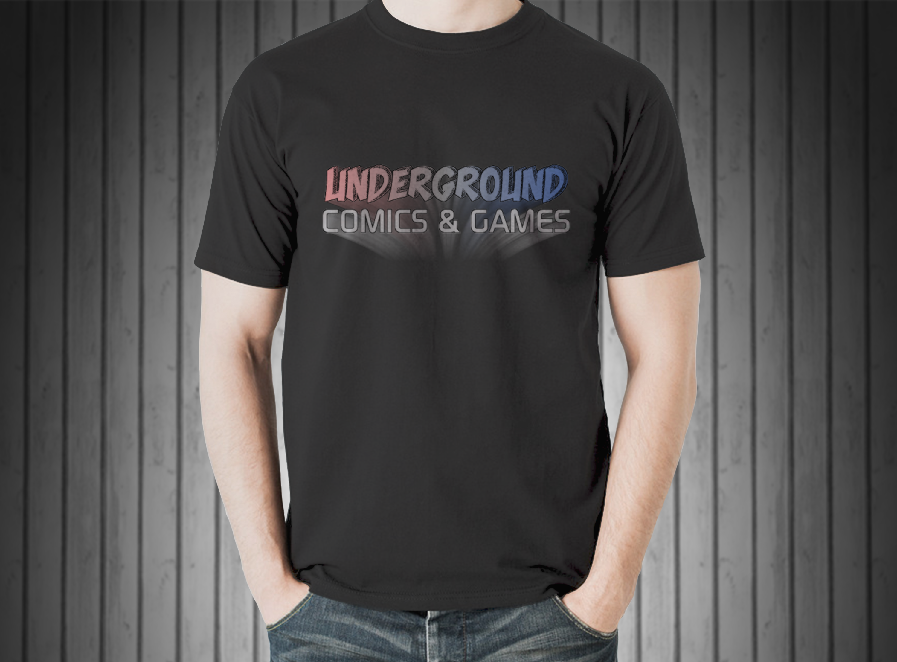 Underground Comics & Games Tee 2