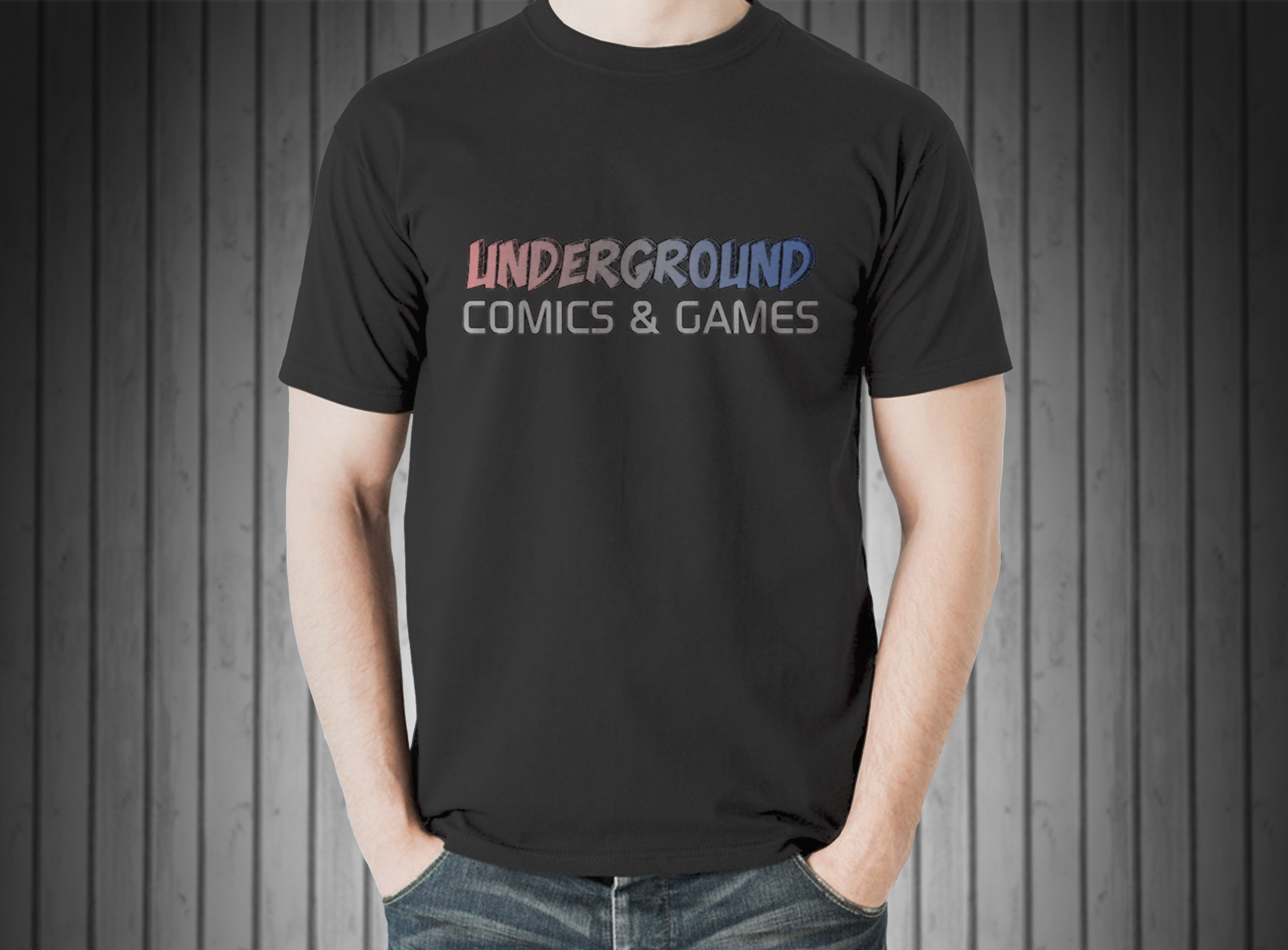 Underground Comics & Games Tee 3
