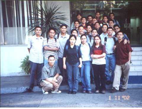 The complete 25 participants of MTP Batch 2001-E.