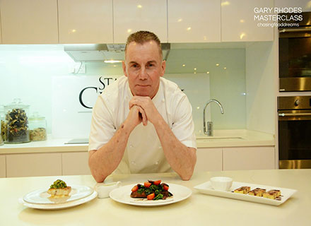 Gary Rhodes cooking
