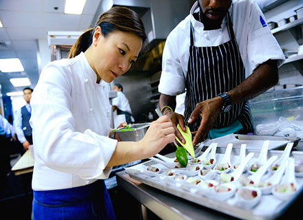 Shirley Chung cooking