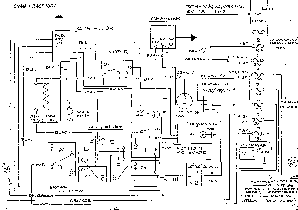 Wiring Diagrams for Citicars made before 1976