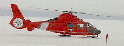 Coastguard Dalphine helicopter