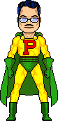 Power Girl's timid partner, Power-Man [aka Clark Kent] (National)
