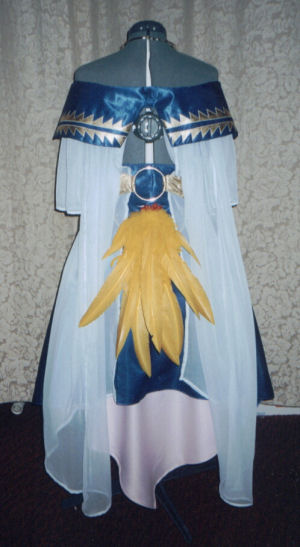 Belldandy gold dress