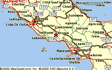 Map of Vallecorsa