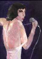 Acrylic painting of Freddie