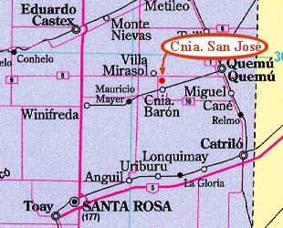 Detalle de Colonia San José en La Pampa