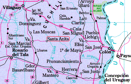 Mapa de Santa Anita