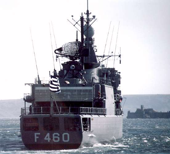 A Hellenic MEKO-200 Class Frigate
