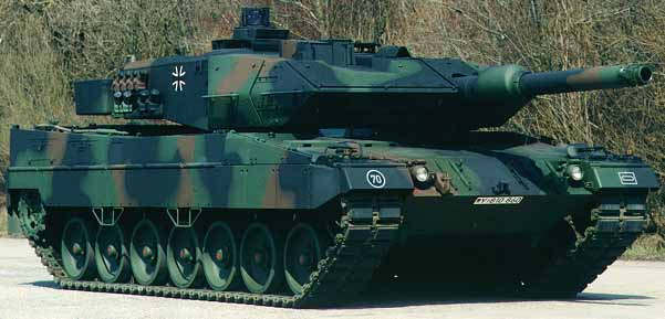 The winner, with highest score, in the Greek trial, the Leopard 2A5 MBT