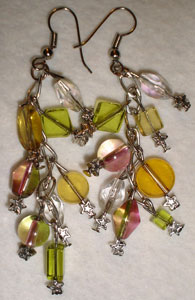 Citrus-Chain Link Earrings