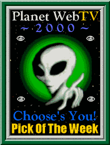 Planet WebTV 2000 Pick of The Week Award