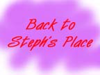 Back to Steph's Place