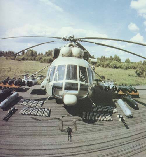 Mi-8 Hip con todo su armamento
