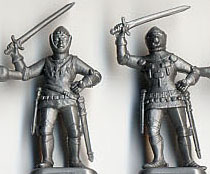 Dismounted Men At Arms - very similar to the mounted fellows to their right