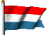 Waving Luxembourg flag