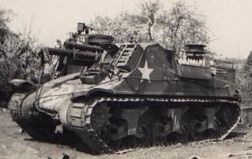 M7 in position - Belgium Dec, 1944 left side view