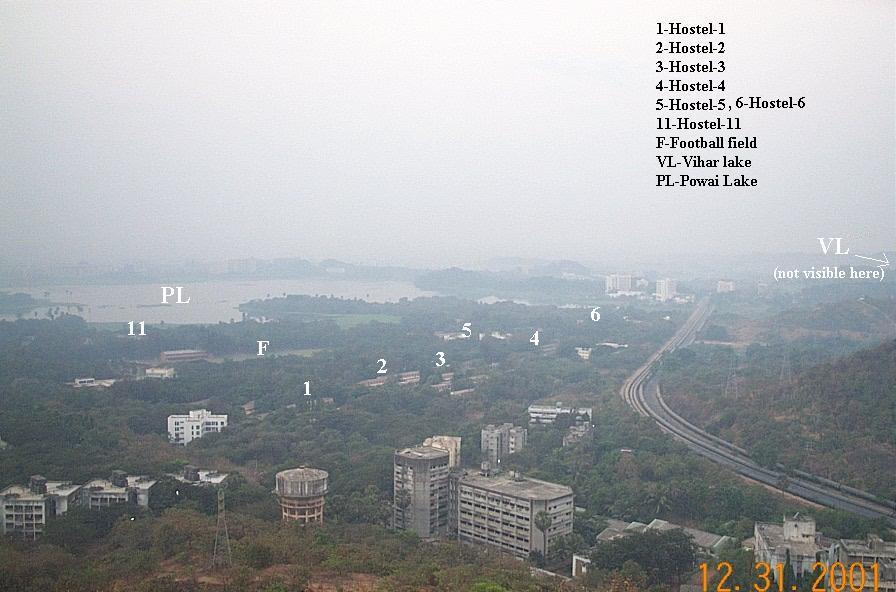 iit bombay campus aerial view