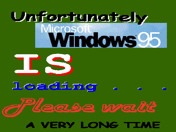 windows 95 boot screen