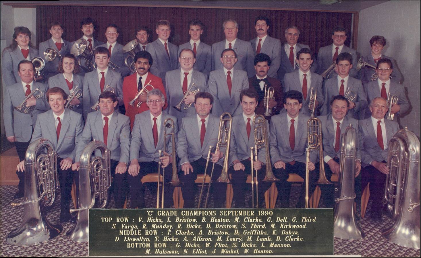 1990 State Championships, Band portrait