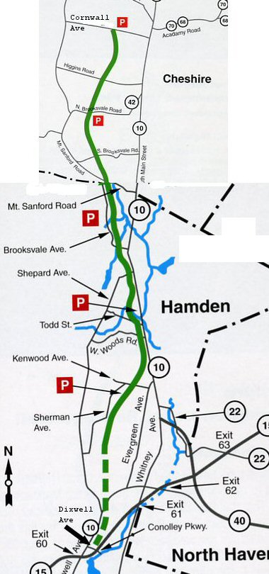 Farmington River Trail Map Farmington Canal Heritage Trail