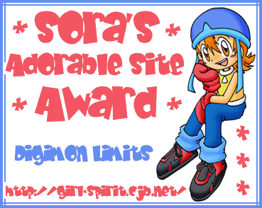 Sora's Adorable Site Award from Girl Spirit
