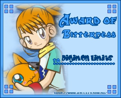 Ruki's Award of Bitterness from Digi-Lilly