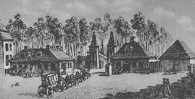 [das alte Brandenburger Tor um 1770]