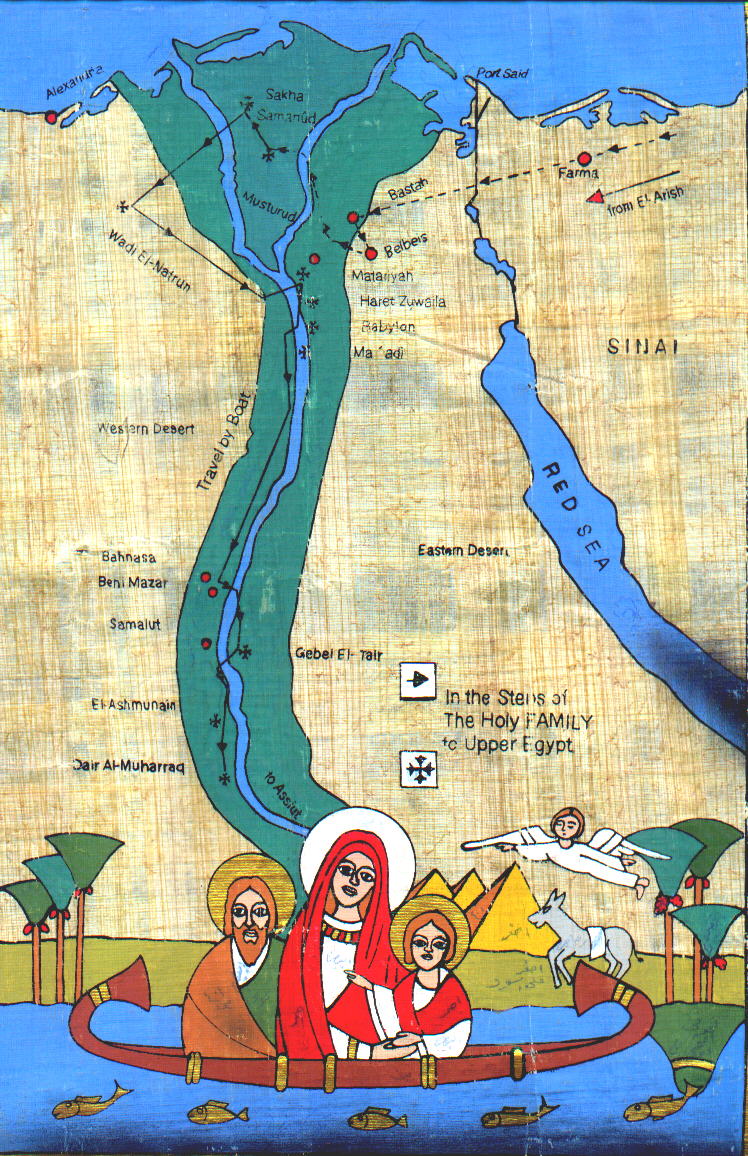 Travels of the Holy Family in Egypt, according to ancient tradition