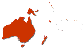 Map of Australasia