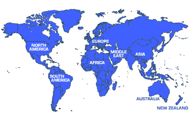 World Map - Click your Destination