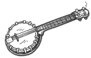 4-snarige tenor-banjo (ill. Auke Eringa)