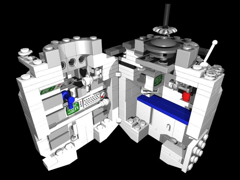 Empty Lego orbital module