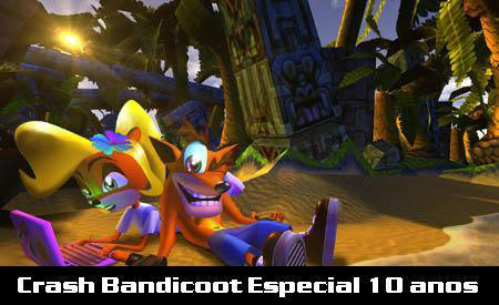 Crash Bandicoot - The Huge Adventure em Jogos na Internet