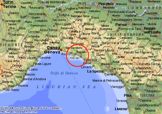 Liguria Map