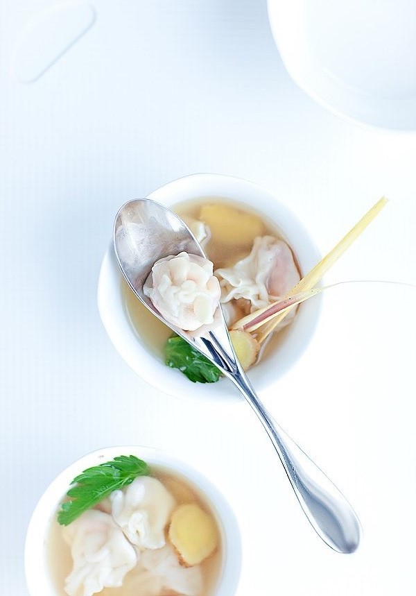 Soup with dumplings