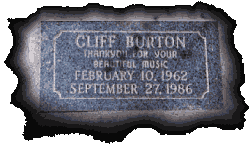 Cliff Burton Grave