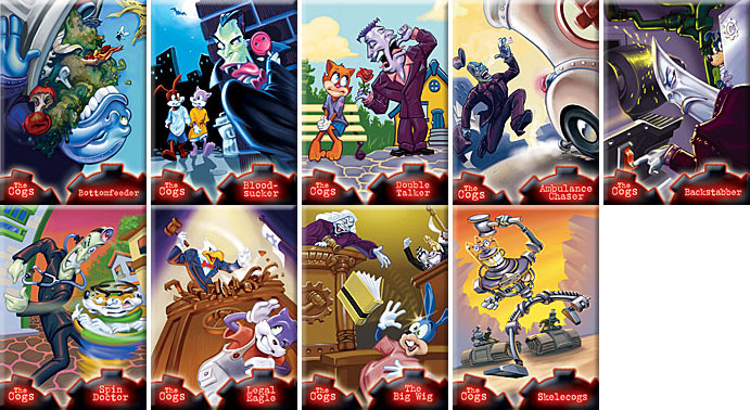 Toontown online trading cards