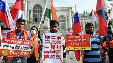 [Indische Demonstranten 2022]