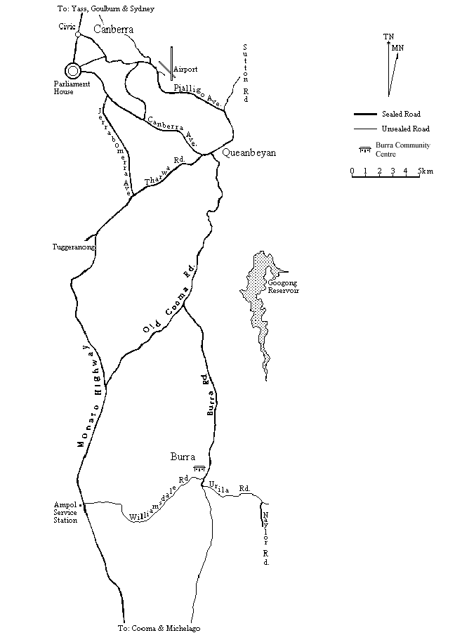 Map of Burra