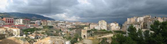  panorama stad Alcoi  