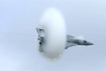 VF-32: Transonic generation of a Condensation Cloud.