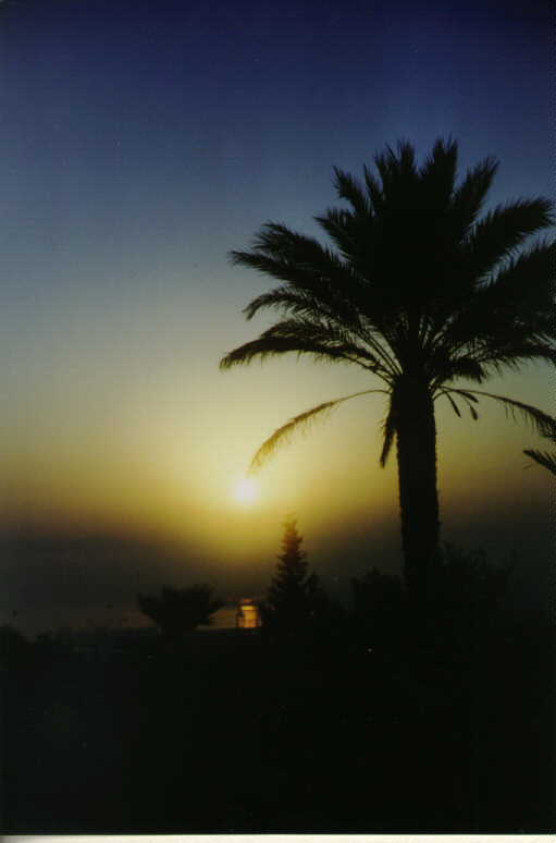 Sunrise over Bay of Haifa