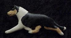 Tricolored Smooth Collie Pin