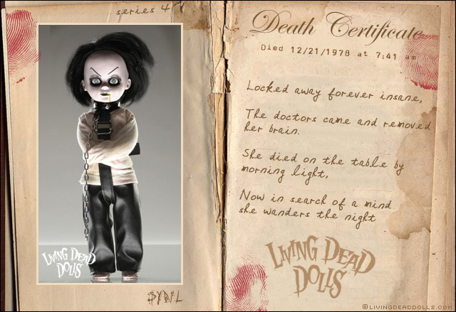 Living dead best sale dolls death