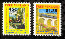 2000, Vinrail opening, a set of two stamps, mint.