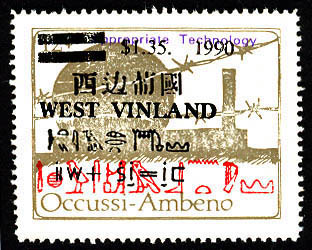 The 12¢ stamp of Occussi-Ambeno was overprinted to make the $1.35 stamp.